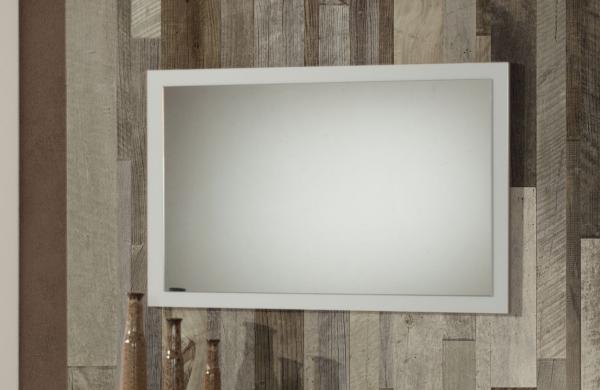 Product photograph of Simona White Italian Wall Mirror from Choice Furniture Superstore.